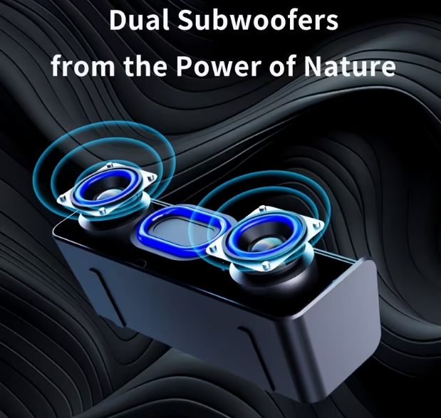 Wireless Bluetooth Speaker – Dual Pairing, 1800mAh Battery, 10H Playtime, Loud Stereo with Booming Bass, Includes Charging Cable, Compatible with Phone/Tablet/TV