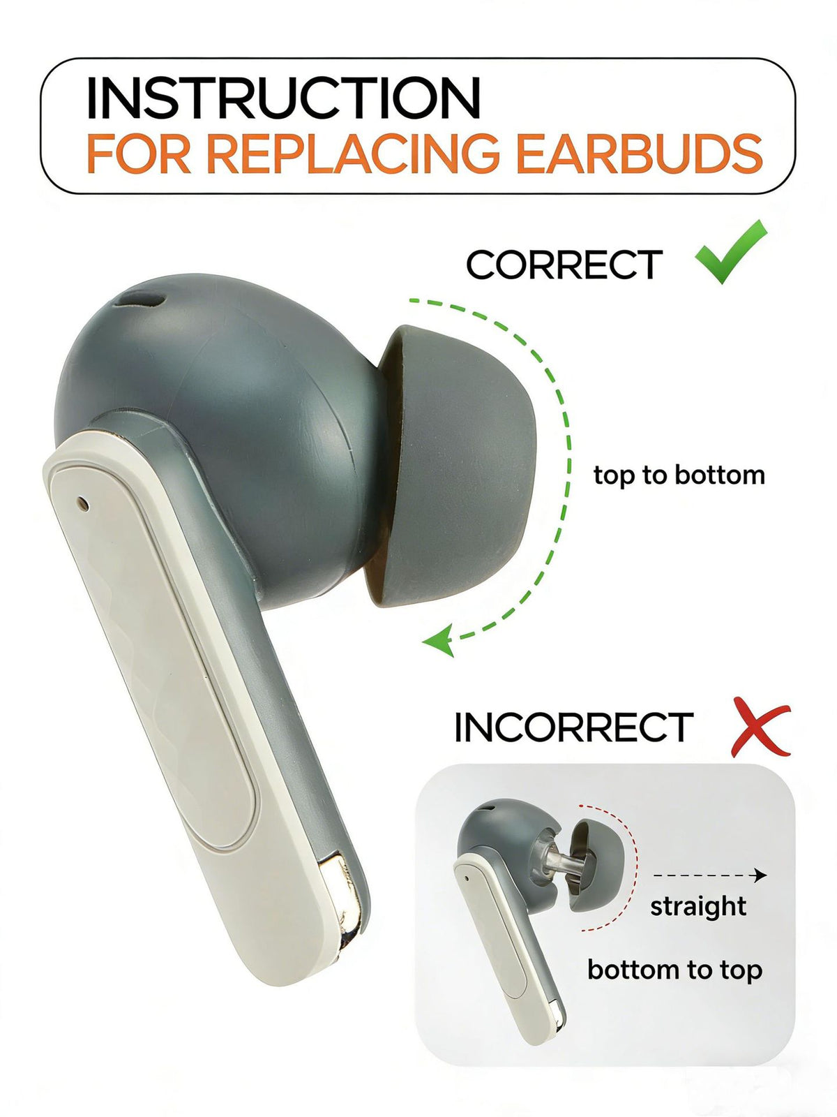 Ivante Wireless Earbuds - Active Noise Cancelling with 60H Total Playtime