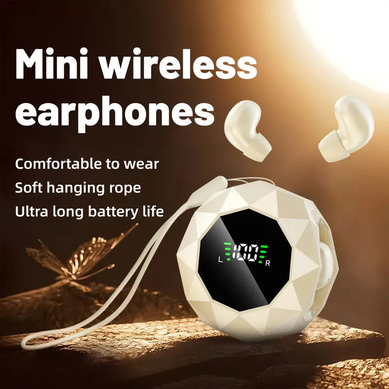 MSHUKCOE Mini Wireless Sleep Earbuds for Side Sleepers, Bluetooth 6.0 in-Ear Headphones with Noise Reduction,Ultra Small Hidden Earphones, Comfortable Fit for Long Wear & Deep Sleep&Work summerwins summerwins