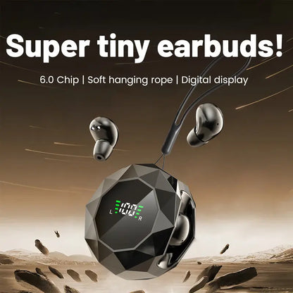 MSHUKCOE Mini Wireless Sleep Earbuds for Side Sleepers, Bluetooth 6.0 in-Ear Headphones with Noise Reduction,Ultra Small Hidden Earphones, Comfortable Fit for Long Wear & Deep Sleep&Work summerwins summerwins
