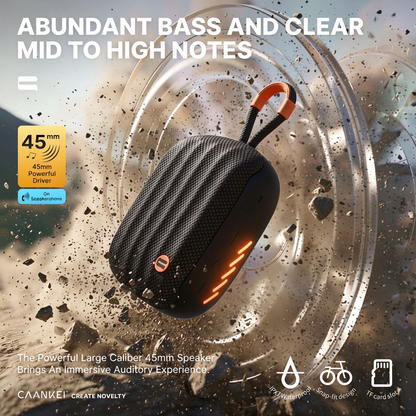 Outdoor Cycling Speaker - Dedicated High-Quality Speaker for Bicycle Riding, Waterproof Portable Mini Wireless Bluetooth Speaker