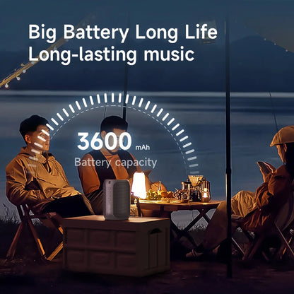 ZEALOT Portable Bluetooth Speaker – Outdoor Wireless, RGB Lights, IPX5, 12H Playback, Heavy Bass – Mini Lightweight for Camping & Hiking
