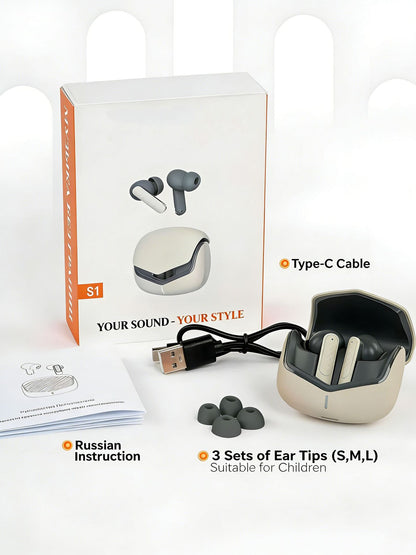 Ivante Wireless Earbuds - Active Noise Cancelling with 60H Total Playtime