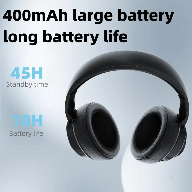 VUB Bluetooth LCD Touchscreen Wireless Headphones with DIY Wallpapers and Multiple Features