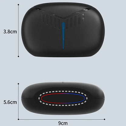 R400 Bluetooth 5.3 TWS Wireless Earphones - Ear Hook Design, Stereo Sound Earbuds