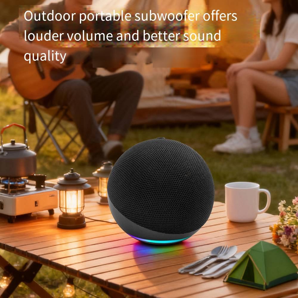 2026 New Alaxe Bluetooth Speaker, Stylish Mini Desktop Heavy Bass Speaker, Outdoor Audio, Free Delivery, Cash On Delivery