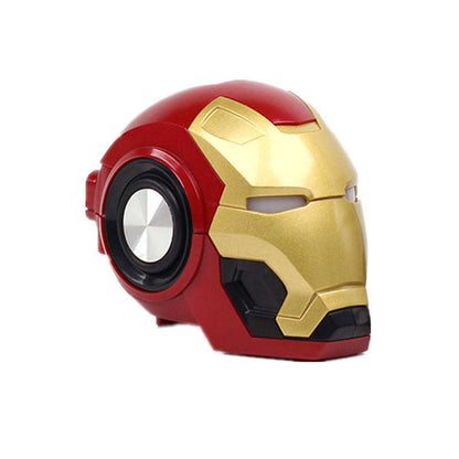 [New 2026] Iron Man Wireless Speaker, Outdoor Portable Mini TF Card Subwoofer Bluetooth Speaker, Ideal for Festivals and Birthday Gifts