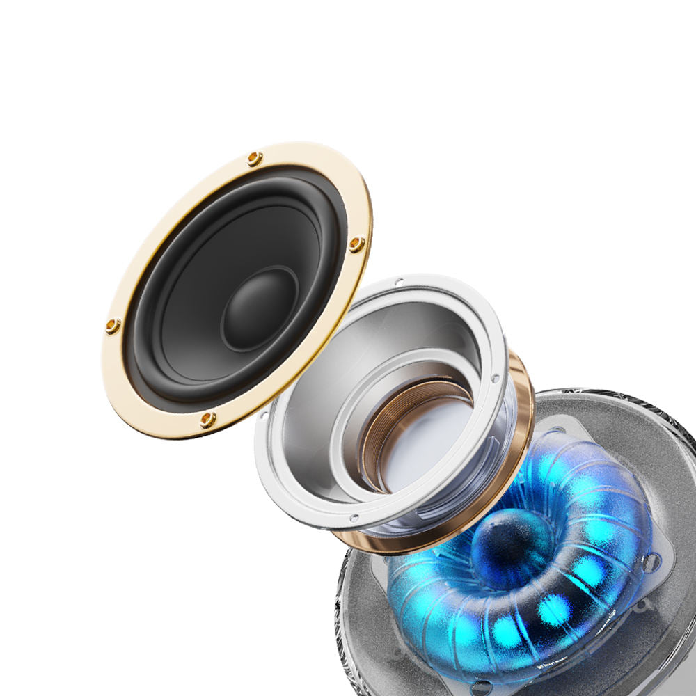 [2026 New ] Harman S58 Crystal Bluetooth Speaker, Colorful Glowing Subwoofer Wireless Audio, Cash On Delivery, Free Delivery