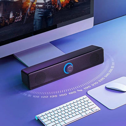 2026 New Home Audio Speaker, Dual Speakers Desktop Sound Box for PC, Wired & Bluetooth Laptop Speaker, Heavy Bass Subwoofer, Cash On Delivery, Free Delivery