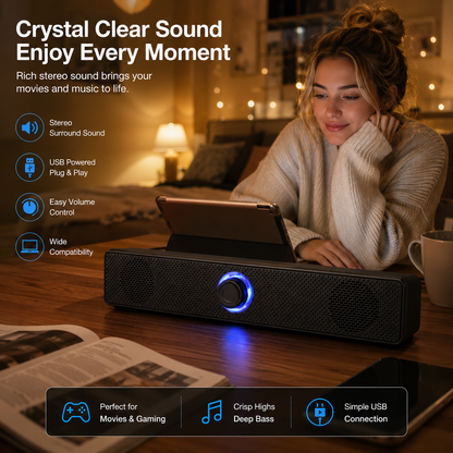 2026 New Home Audio Speaker, Dual Speakers Desktop Sound Box for PC, Wired & Bluetooth Laptop Speaker, Heavy Bass Subwoofer, Cash On Delivery, Free Delivery