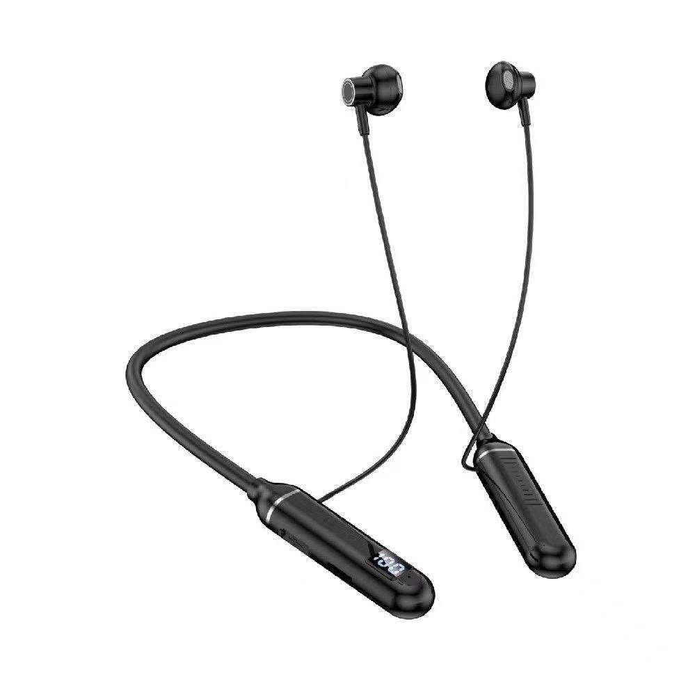 [New 2026] Neck‑hanging Wireless Bluetooth Headphones, Digital Display, Large‑capacity Battery with Ultra‑long Battery Life, Semi‑in‑ear Sports Stereo Neckband Headset, Ideal for Festival Gifts