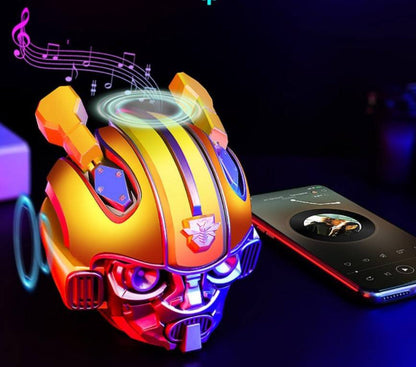 【26new】Transformers Bumblebee Wireless Speaker, Outdoor Portable Mini TF Card Subwoofer Bluetooth Speaker, Perfect for Festivals & Birthday Gifts