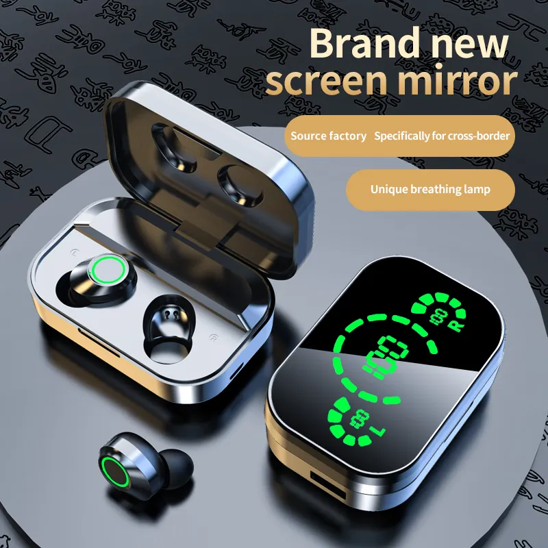 Wireless Earbuds, Stereo Sports In-ear Headphones with Charging Case. Equipped with Bluetooth 5.4, they deliver ultra-stable connection and low latency for both iOS and Android devices. Perfect for travel, daily commutes,