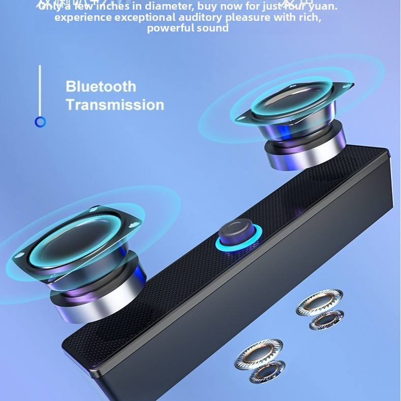 2026 New Home Audio Speaker, Dual Speakers Desktop Sound Box for PC, Wired & Bluetooth Laptop Speaker, Heavy Bass Subwoofer, Cash On Delivery, Free Delivery