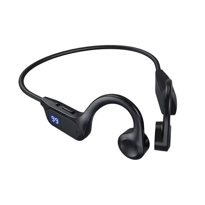 [New 2026] X7 Bone Conduction Bluetooth Headphones, Digital Display, Ear‑hook Design, Non‑in‑ear Painless Noise Reduction, Ultra‑long Battery Life, Ideal for Festival Gifts