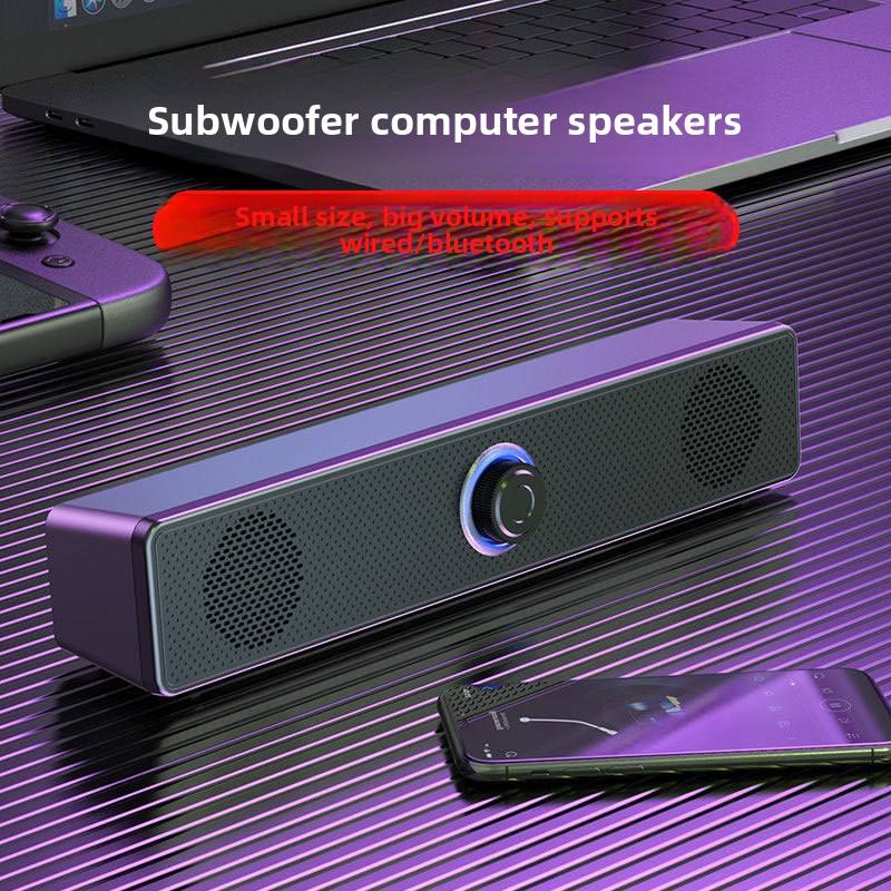 2026 New Home Audio Speaker, Dual Speakers Desktop Sound Box for PC, Wired & Bluetooth Laptop Speaker, Heavy Bass Subwoofer, Cash On Delivery, Free Delivery