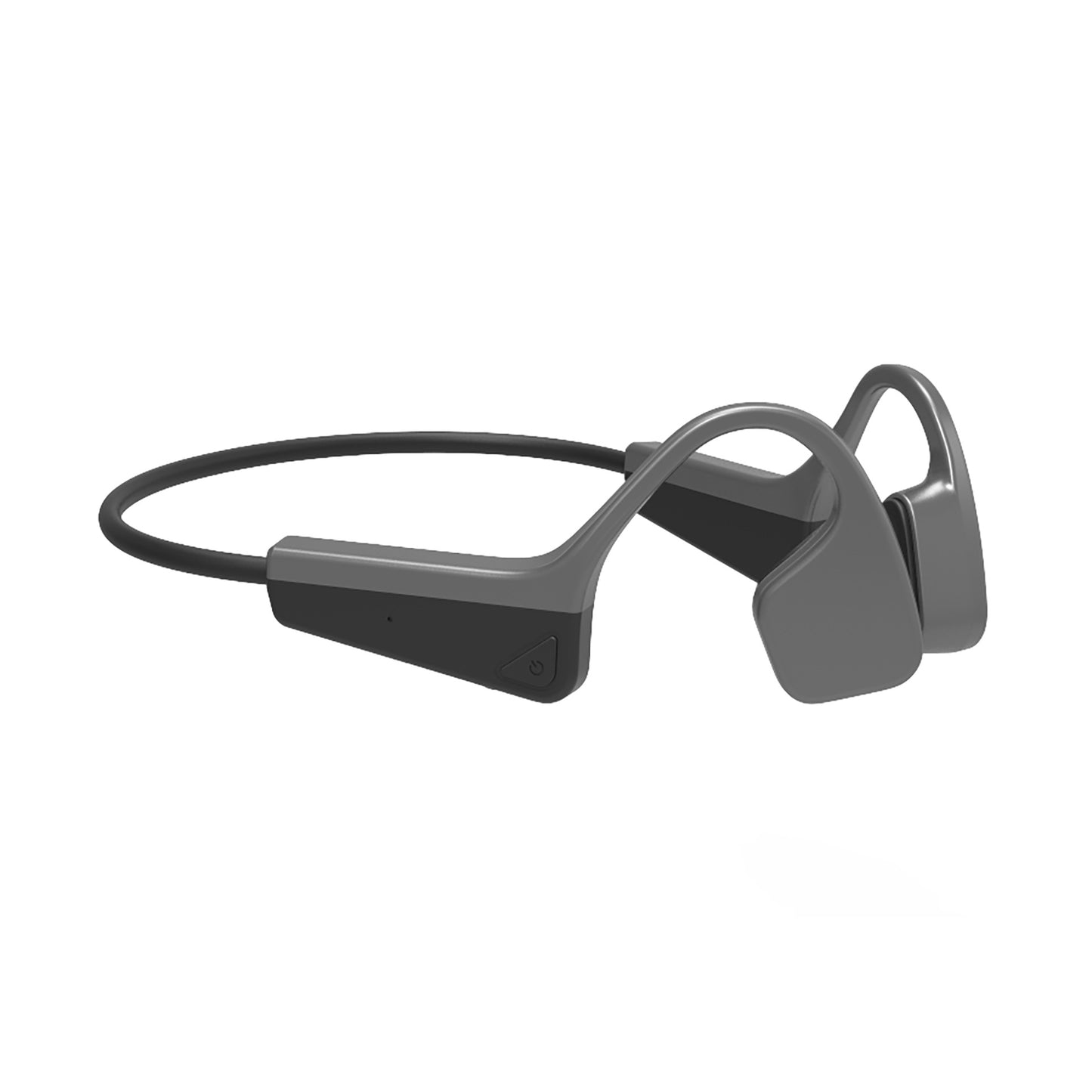 【26new】Bone Conduction Neckband Wireless Earphones Headphones Sports Open Ear Headset With Mic Stereo Earbud Audio Black