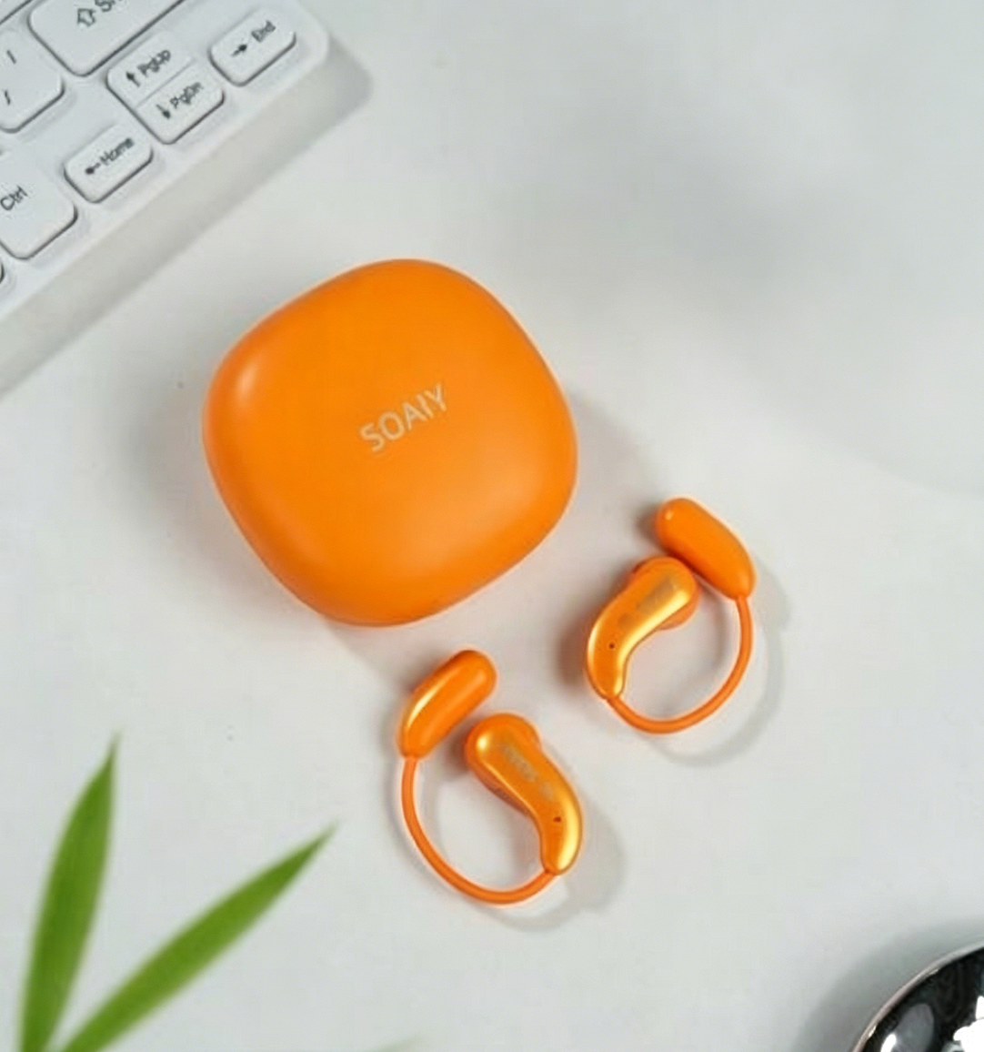 SOAIY NANO Newest Unisex Ultra-Light Wireless Bluetooth Sports Earphones – Noise Cancelling, Extended Battery Life