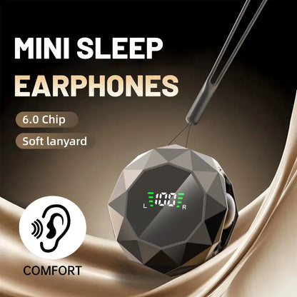 MSHUKCOE Mini Wireless Sleep Earbuds for Side Sleepers, Bluetooth 6.0 in-Ear Headphones with Noise Reduction,Ultra Small Hidden Earphones, Comfortable Fit for Long Wear & Deep Sleep&Work summerwins summerwins