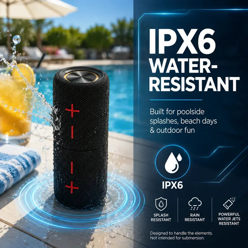 2-in-1 Stereo,20W Split Wireless Speaker-Multifunctional Portable Magnetic Waterproof Bluetooth V5.3 Sound System, Wireless Pairing & Multi-Device Connection,USB/Audio Cable Charging,for Home/Outdoor Use,SummerWins,Smartphone Compatible,DealsForYouDays,