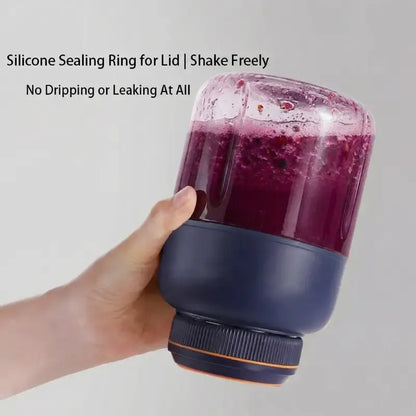 [Ensure the juicer is tightened before use.]Portable Household Appliances Juicer,USB Rechargeable Juice Blender Cup,Multifunctional juicermachine ,Summer Essentials Smoothieblender