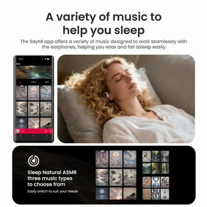 HTC NE50 open-ear headphones, removable battery, four batteries for long-lasting battery life, high-quality wireless earphones, Bluetooth 6.0 waterproof earphones