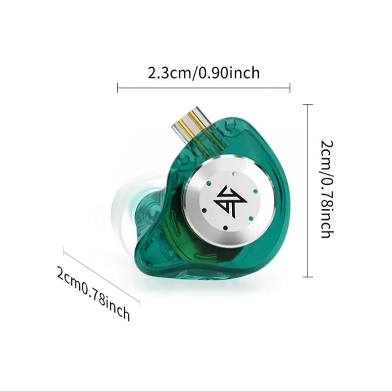 KZ EDX Pro In-Ear Monitor Earphone Headset, Dual DD HiFi Stereo Sound Wired Electronic Audio Earbuds, Premium Earbuds, Noise-Cancelling for Sports and Gaming, Noise-Reduction Headphones