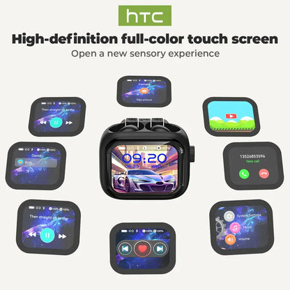 HTC NE40 Wireless Earphones Bluetooth 6.0, LED Display High Fidelity, for Gaming, Office, Sports, Music & Phone Calls TWS Earbuds , IPX5 Waterproof Earphones, Built-in Microphone In Ear Earphones