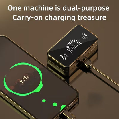 2025 New S20 Mirror Digital Display Bluetooth Earbuds – Wireless Noise Cancelling In-Ear Headphones, Ultra-Long Battery Life, Universal Compatibility