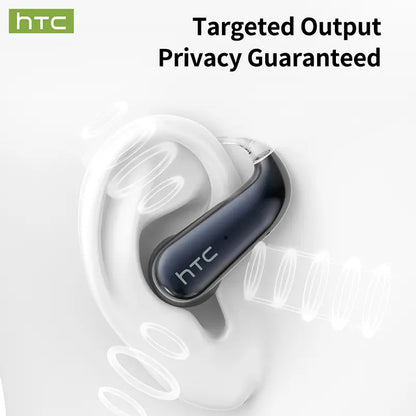HTC NE38 OWS Wireless Translation Earbuds, Supports Real-Time Translation in 134 Languages With APP, Bluetooth 6.0 Earphones, IPX5 Waterproof, HIFI Sound Quality, Suitable for Office, Sports, Study and Audio Calls | Built-in Microphone | AI Headphones