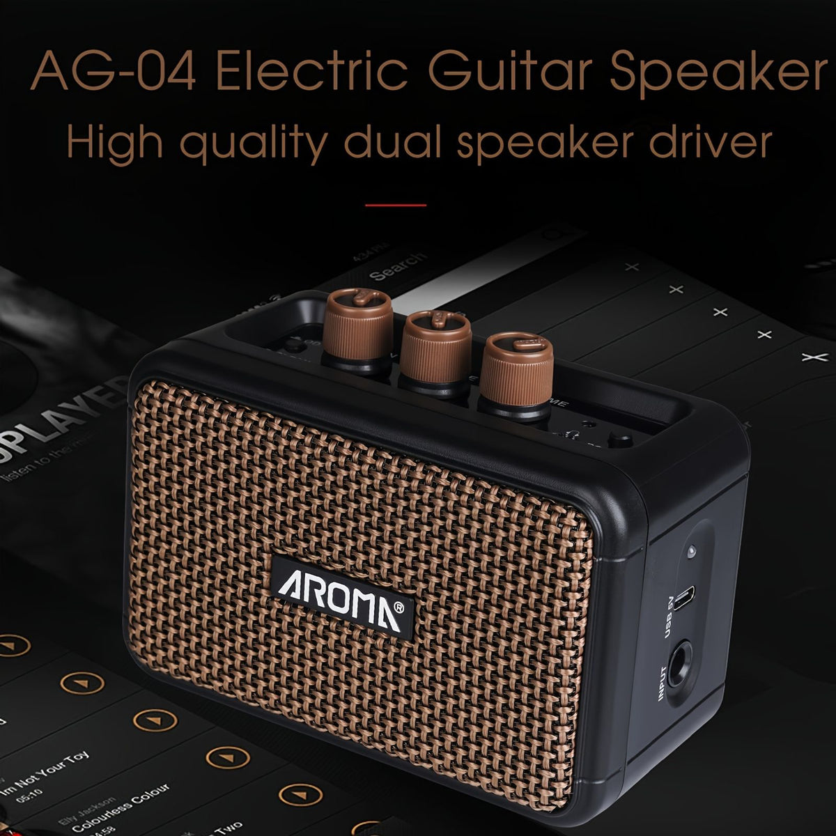 ag 04电吉他音箱无线音响便携可充电吉他专用音箱户外桌面便携式小音响 electronics { image 3