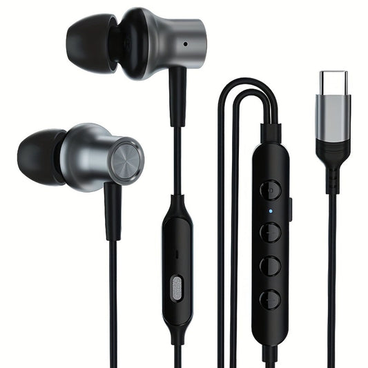 type c wired voice changing in ear karaoke earbuds multi