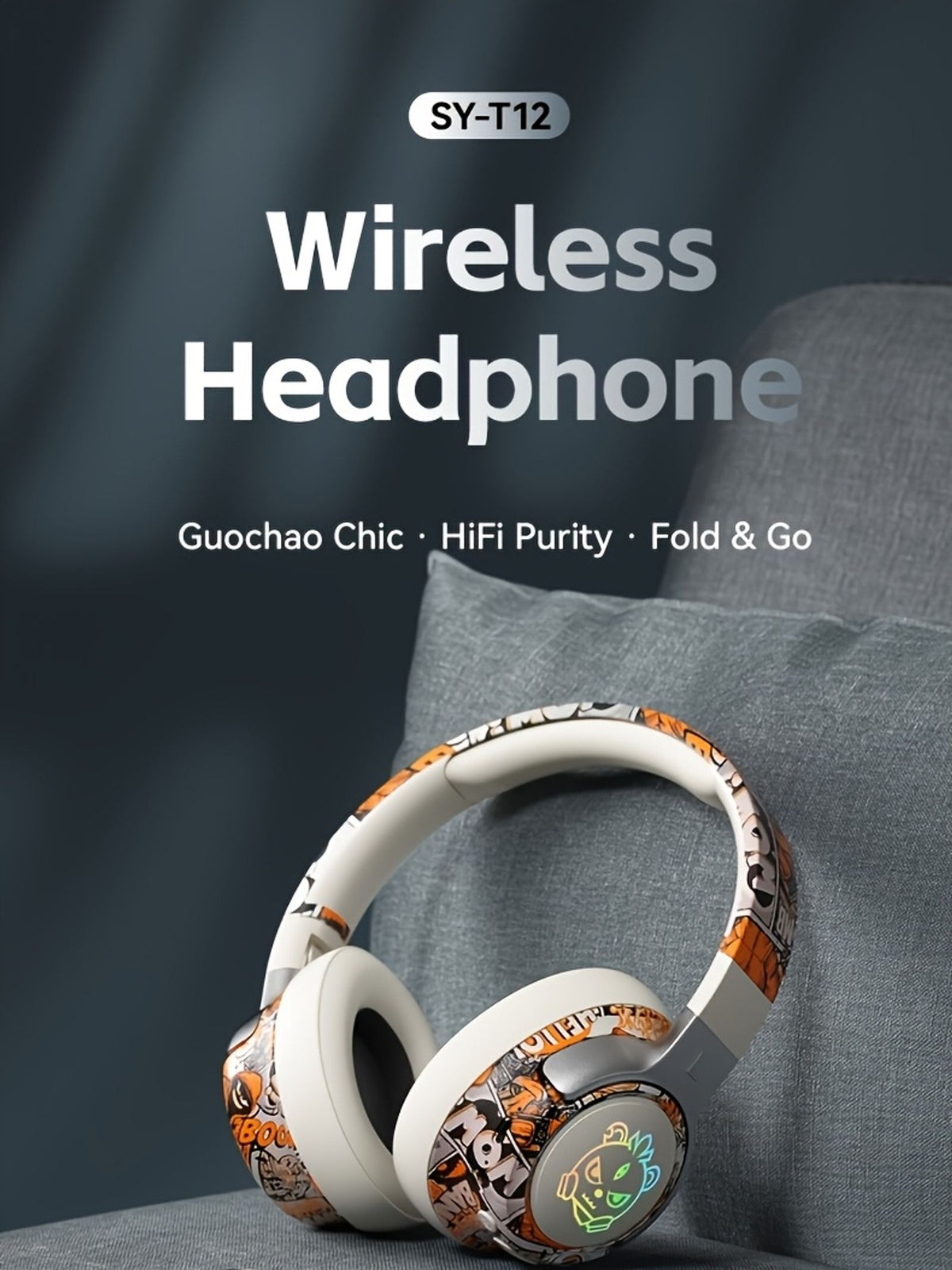 new graffiti wireless earphones essential holiday gifts temu image 3