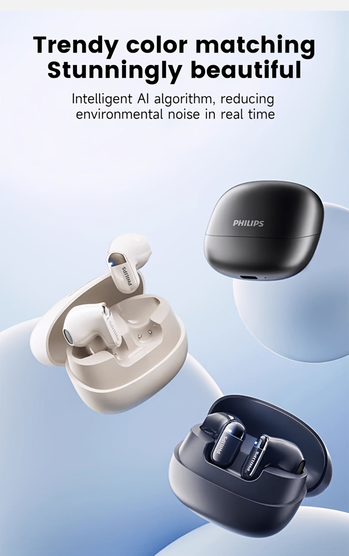 true wireless earbuds display stereo in image 11